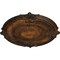 Ekena Millwork Attica Acanthus Leaf Ceiling Medallion (Fits Canopies up to 4 5/8"), 53 1/2"OD x 3 1/2"P, Rust CM53ATRUS - alternate 2